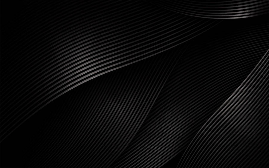 Black Texture Waves Pattern Wallpaper