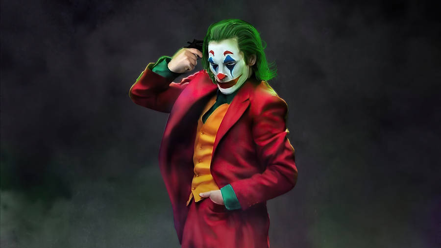 Black Ultra Hd Joker Dancing Wallpaper