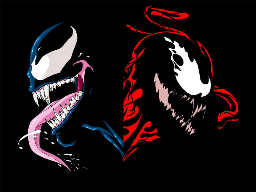 Black Venom & Carnage Wallpaper