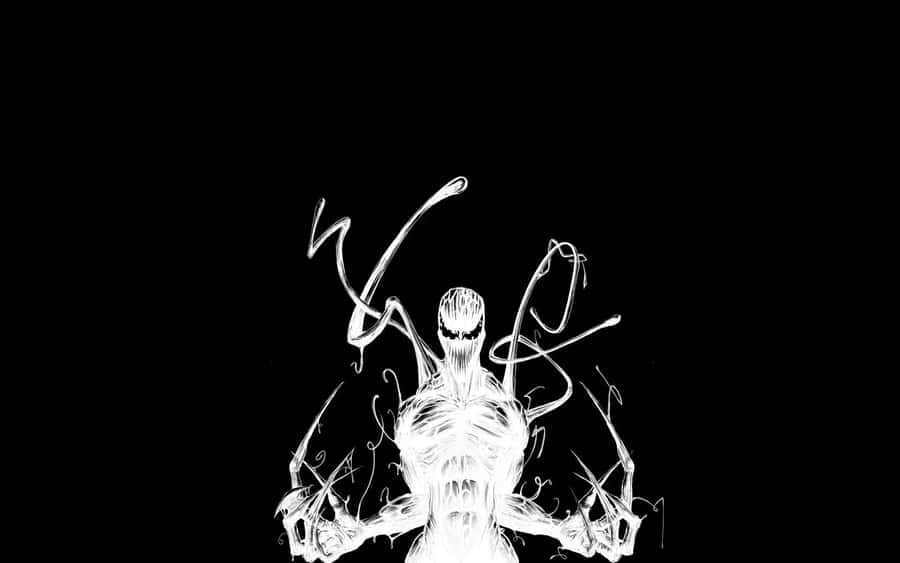 Black Venom Unleashed Wallpaper