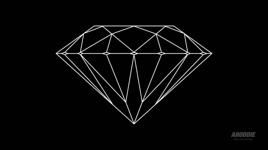 Black White Diamond Art Wallpaper