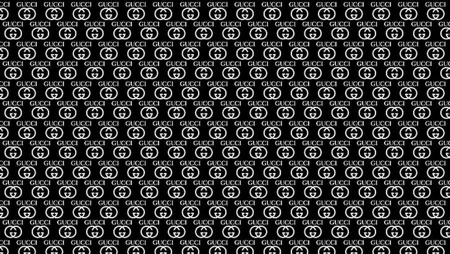 Black White Patterned Gucci 4k Wallpaper