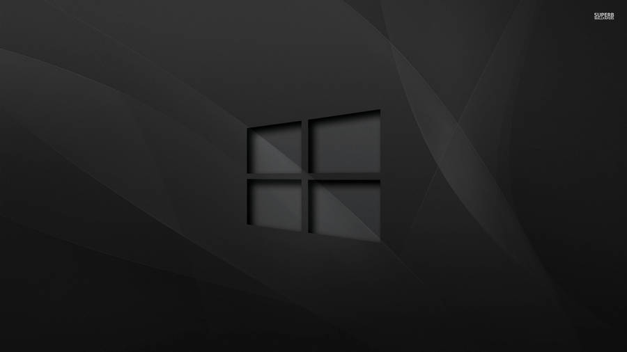 Black Windows 10 Hd Charcoal Background Wallpaper