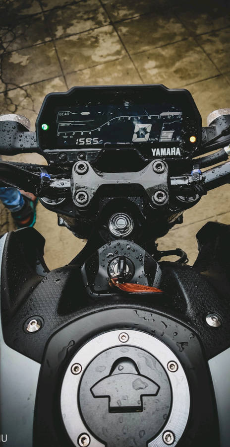 Black Yamaha Mt 15 Bike Details Wallpaper