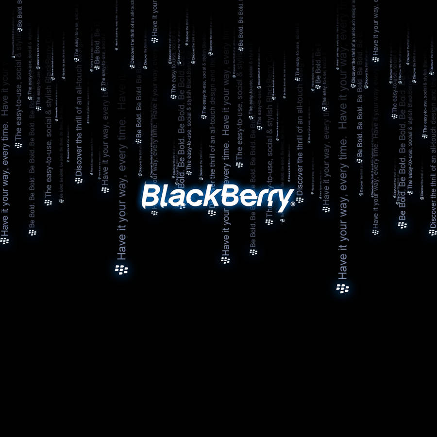 Blackberry Dripping Text Wallpaper