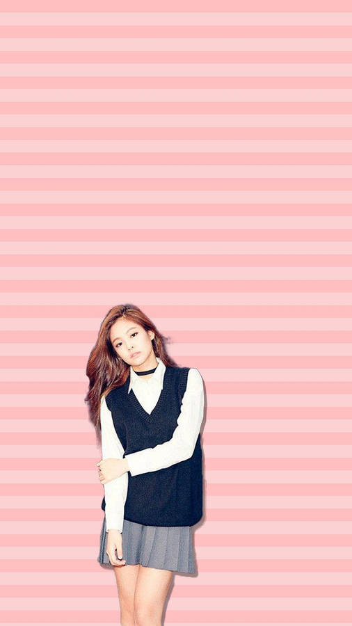 Blackpink Cute Jennie Wallpaper