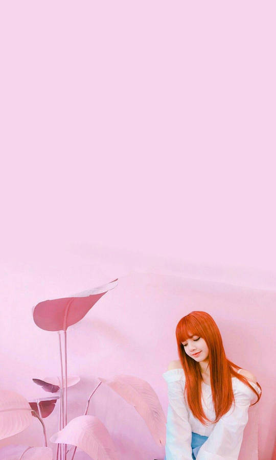 Blackpink Lisa Pink Room Wallpaper