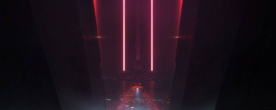 Blade Runner 2049 Spinner Car City Wallpaper