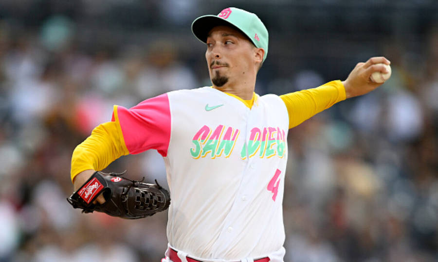 Blake Snell Colorful Uniform Wallpaper