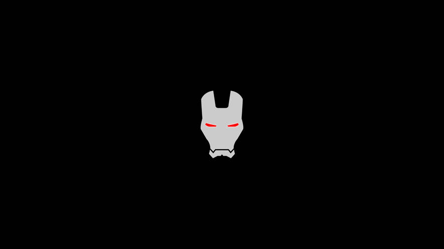 Blank And White Minimalist Iron Man Wallpaper