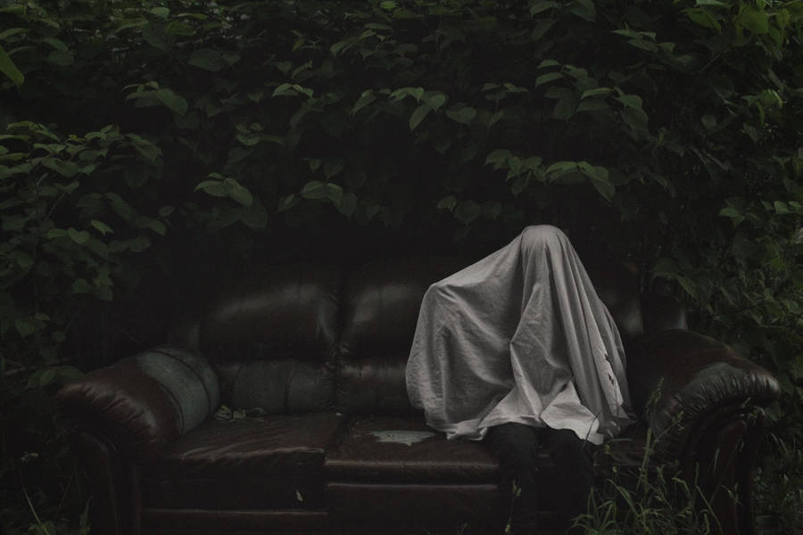 Blanket Sofa Ghost Aesthetic Wallpaper