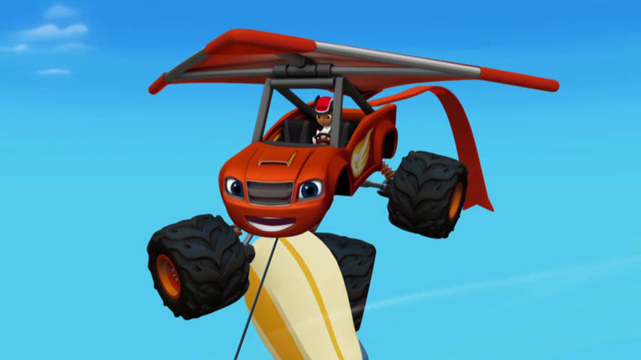 Blaze And The Monster Machines Kite Wallpaper