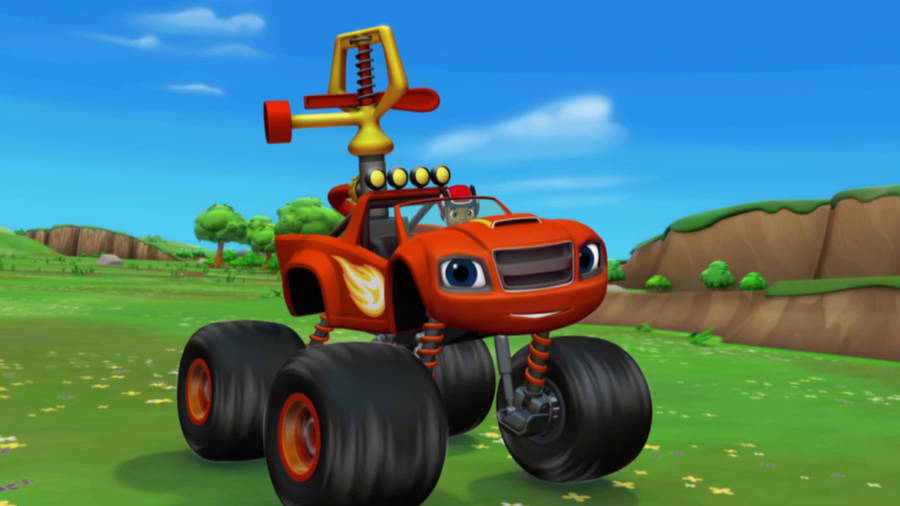 Blaze And The Monster Machines Sprinkler Wallpaper