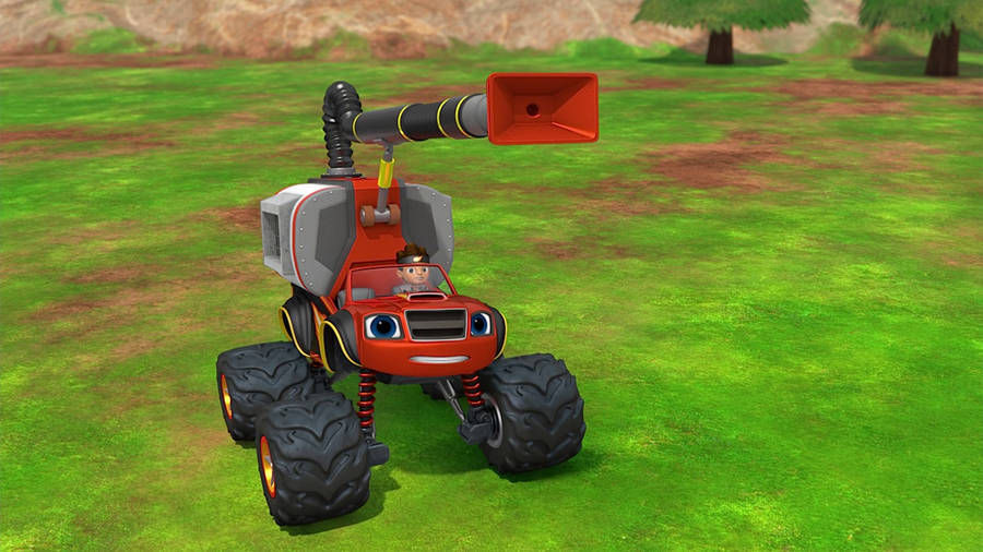 Blaze And The Monster Machines Vacuum Wallpaper