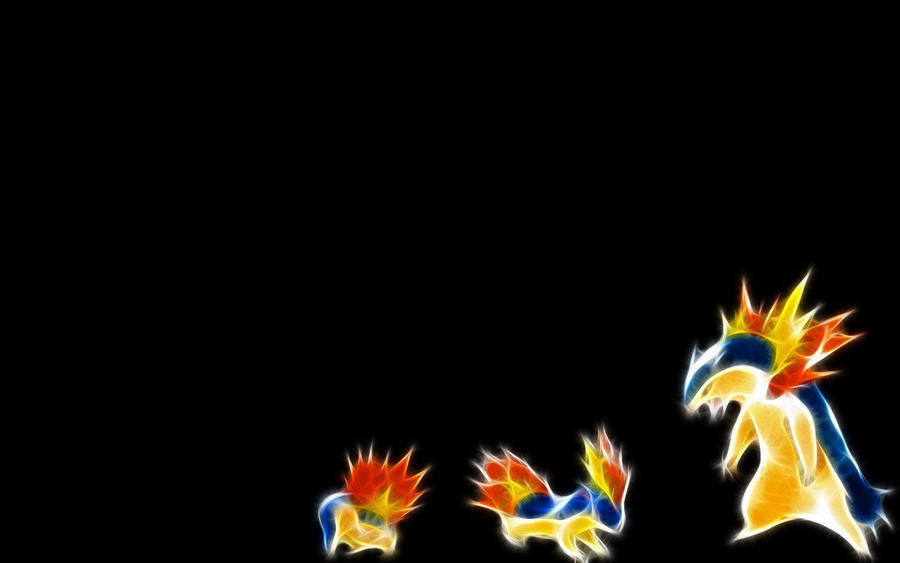 Blazing Cyndaquil Wallpaper