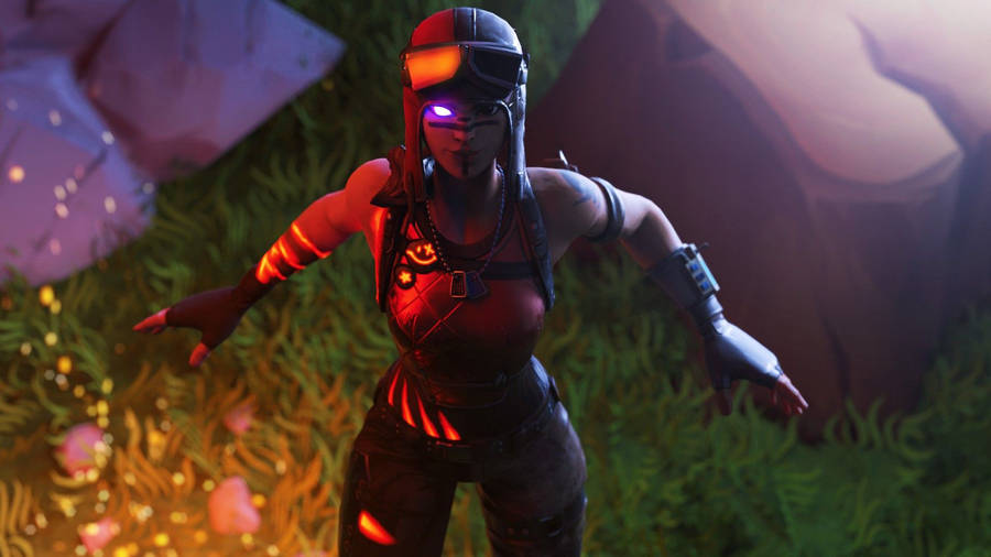 Blazing Renegade Raider Fortnite Wallpaper