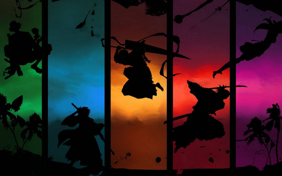 Bleach Soul Reaper Silhouette Wallpaper