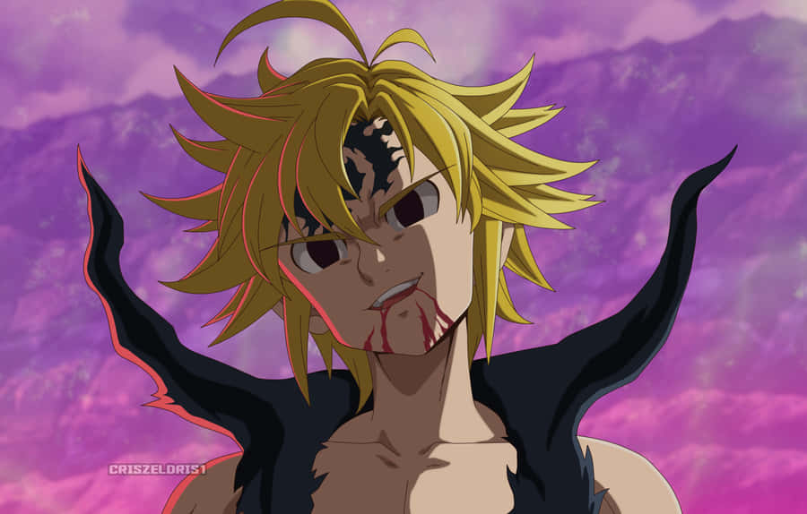 Bleeding Meliodas Seven Deadly Sins 4k Wallpaper