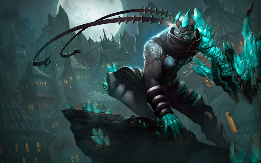 Blight Crystal Varus League Of Legends Wallpaper