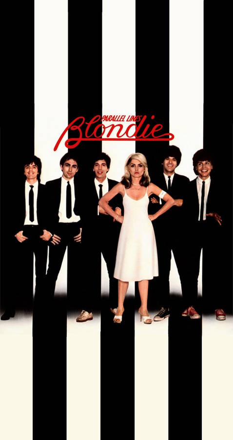 Blondie 1970s Band Parallel Lines Album Art Wallpaper