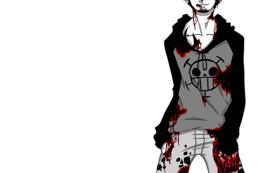 Bloodied Trafalgar Law Wallpaper