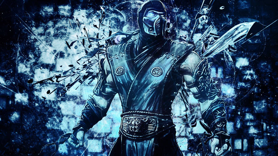 Blue Aesthetic Comic Sub-zero Wallpaper