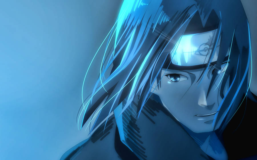 Blue Aesthetic Naruto Shippuden Uchiha Itachi Pfp Wallpaper