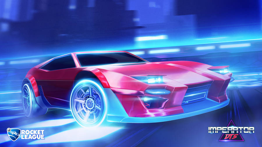 Blue Aesthetic Rocket League Car Hd Wallpaper