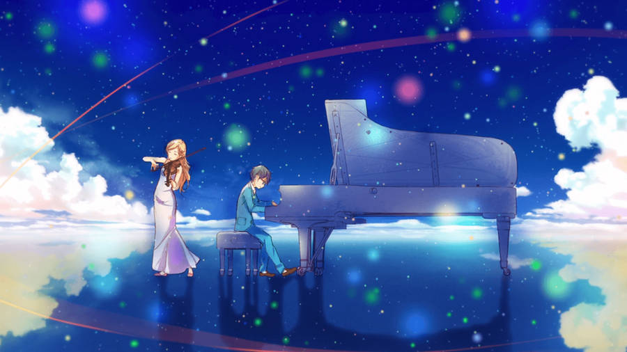 Blue Aesthetic Your Lie In April Wallpaper