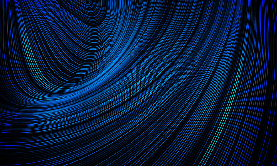 Blue And Green Lines On A Black Background Wallpaper