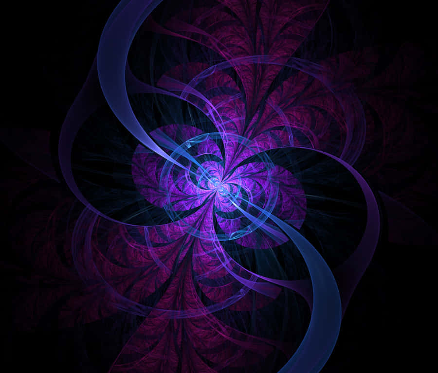 Blue And Purple Ellipses Wallpaper