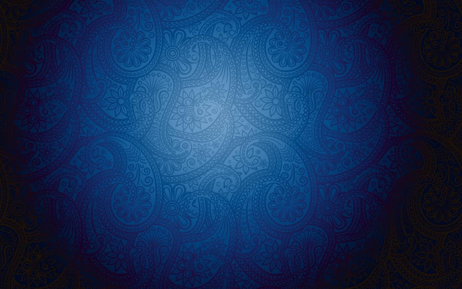 Blue Bandana With Feint Pattern Wallpaper