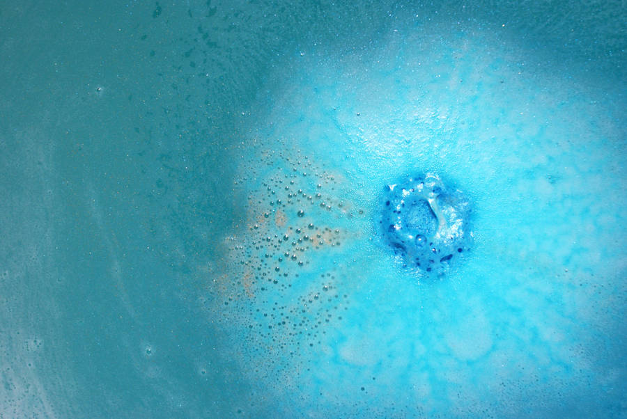 Blue Bath Bomb Lush Wallpaper