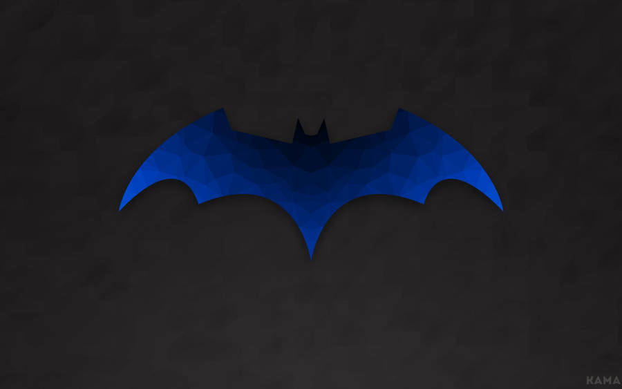 Blue Batman Logo Wallpaper