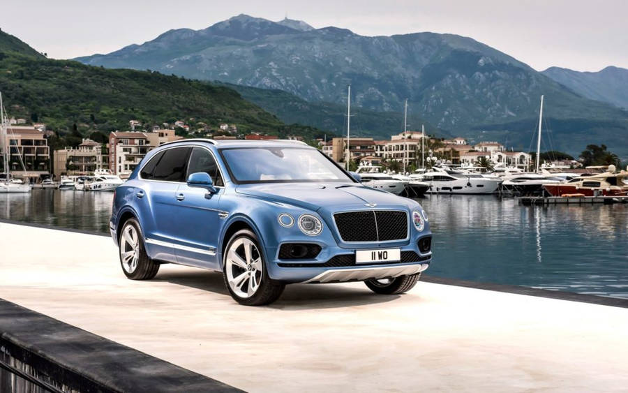 Blue Bentayga Bentley Hd Wallpaper