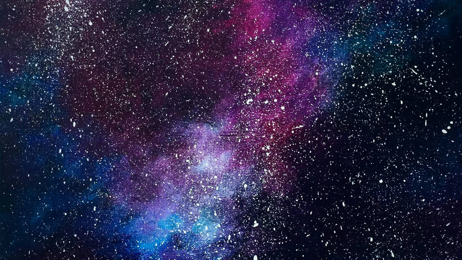 Blue, Black And Purple Galaxy Wallpaper