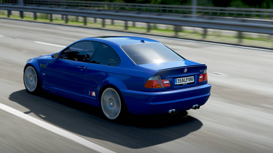 Blue Bmw From Forza Horizon 4 Wallpaper