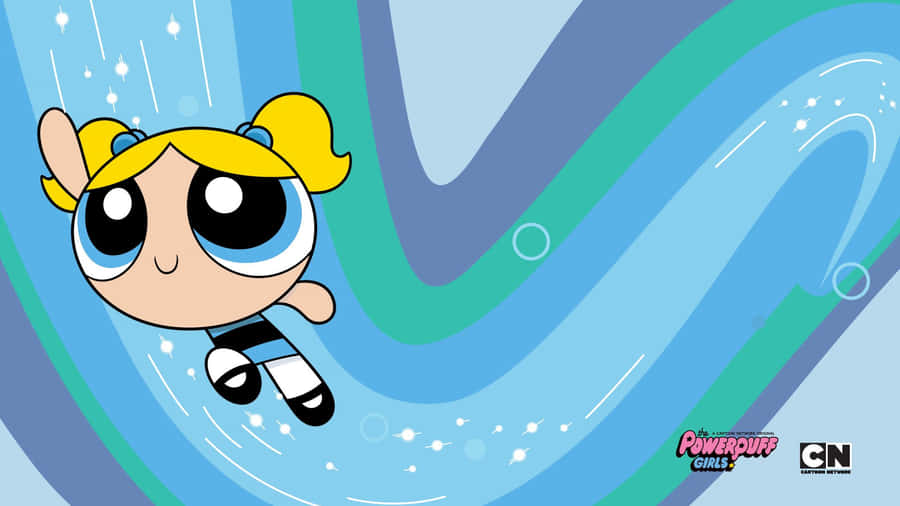 Blue Bubbles Powerpuff Girls Aesthetic Wallpaper