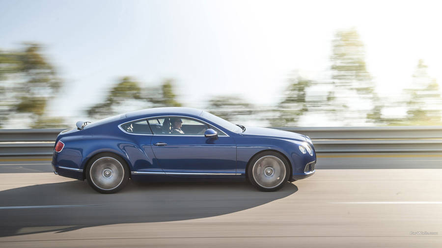 Blue Continental Gt Bentley Hd Wallpaper