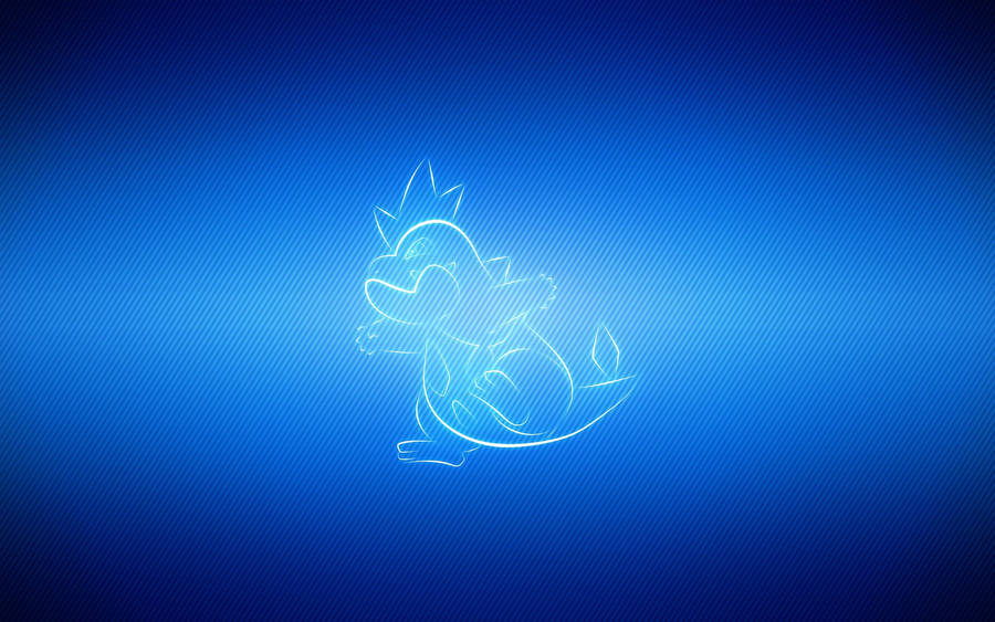 Blue Croconaw Pokemon Wallpaper