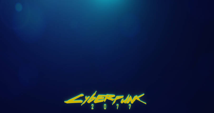 Blue Cyberpunk Desktop Wallpaper