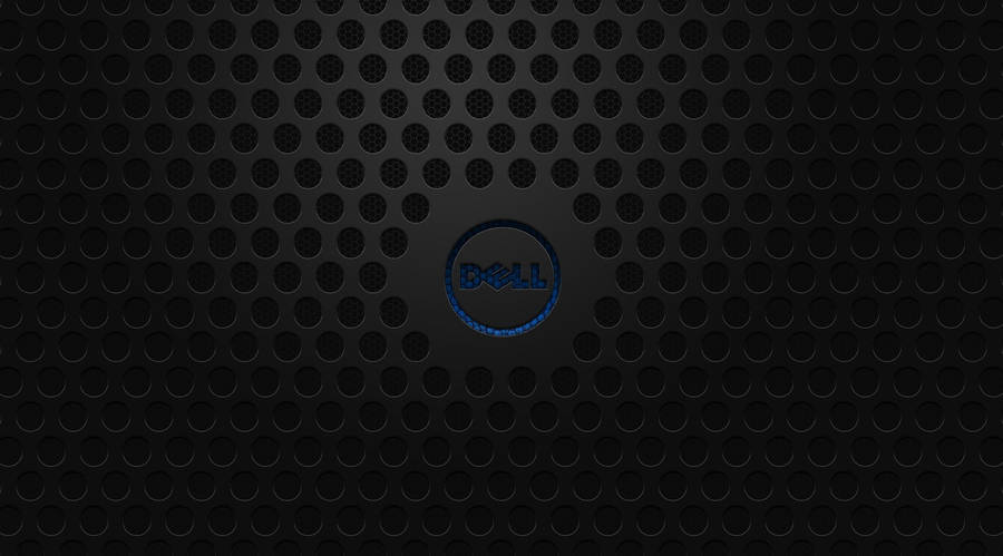 Blue Dell Laptop Logo Mesh Plate Wallpaper