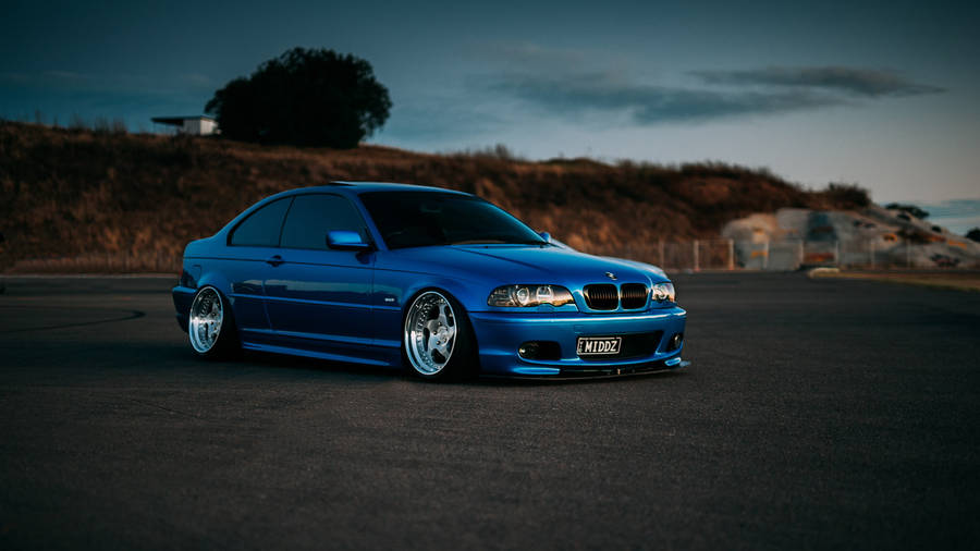 Blue E46 Bmw Laptop Wallpaper