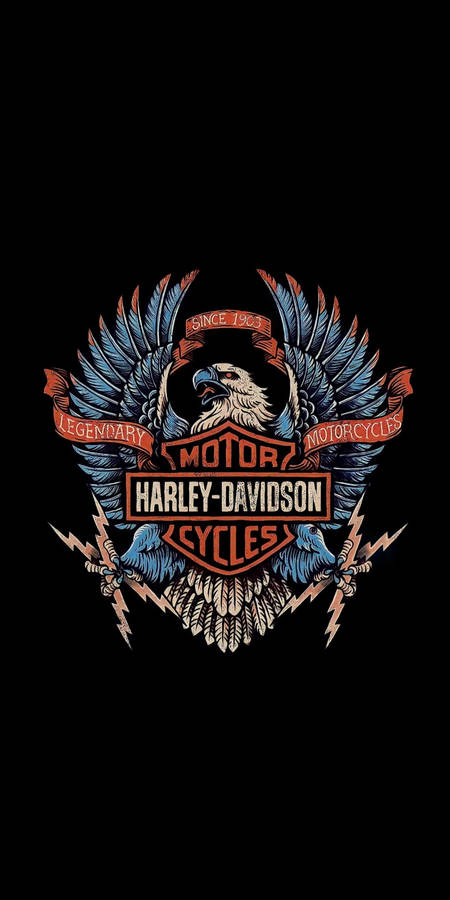 Blue Eagle Harley Davidson Mobile Wallpaper