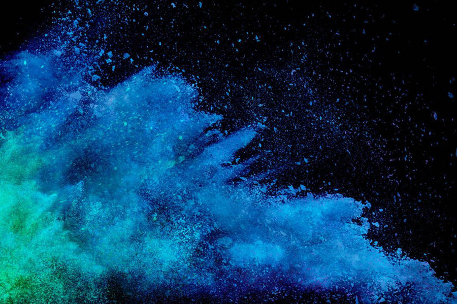 Blue Explosion Microsoft Wallpaper