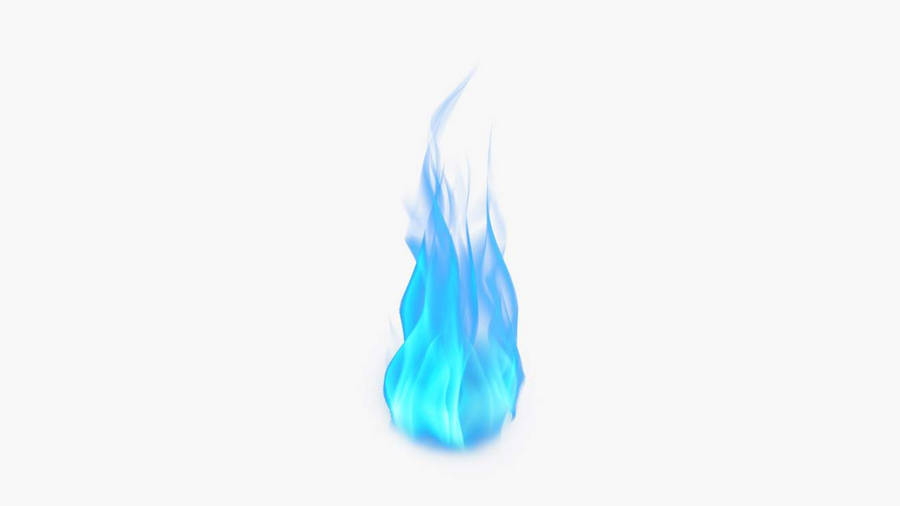 Blue Flames Droplet Wallpaper