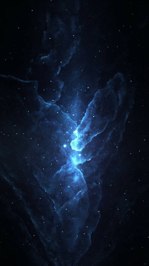 Blue Galaxy 4k Hd Mobile Wallpaper