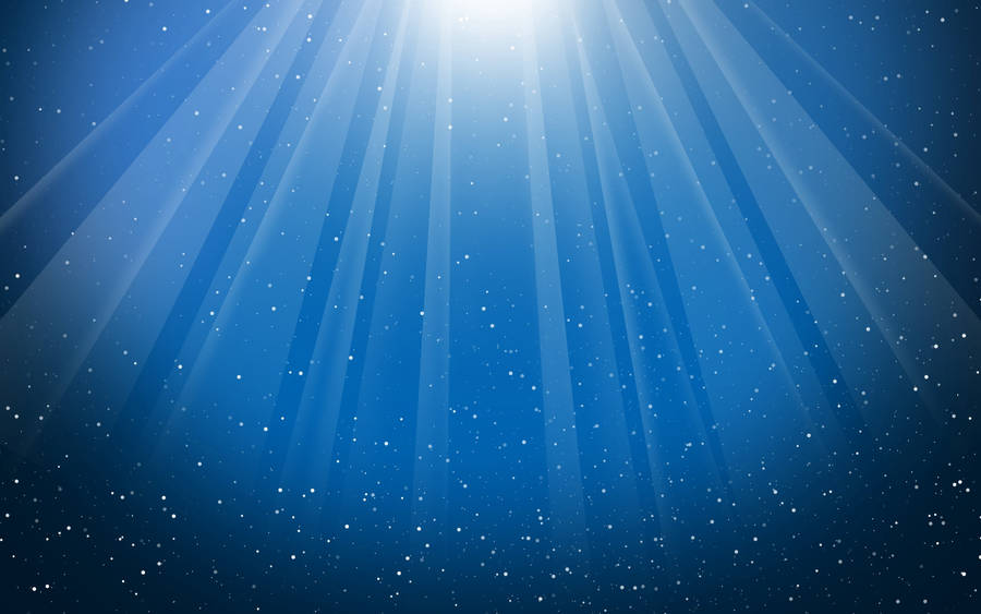 Blue Glitter Rays Of Light Wallpaper