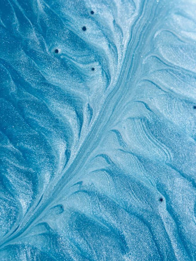 Blue Glitter Ripples Wallpaper