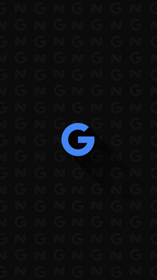 Blue Google Logo On 8k Phone Wallpaper